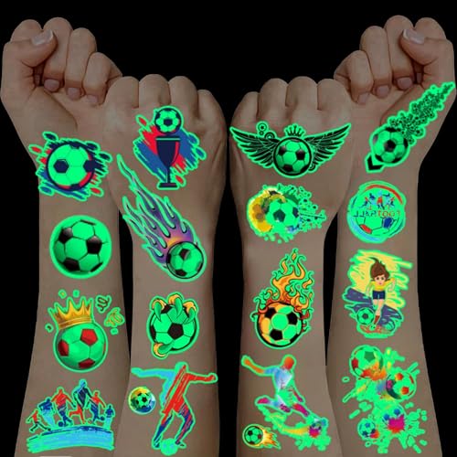 100+ Stück Tattoos für Kinder,Fussball Geschenke Jungen Leuchttattoos Kindertattoos Geschenk Junge 3 4 5 6 7 8 9 10 Jahre Fussball Deko Geburtstag Kinder Temporäre Tattoos Kinderfussball 100+ Stück Tattoos für Kinder,Fussball Geschenke Jungen Leuchttattoos Kindertattoos Geschenk Junge 3 4 5 6 7 8 9 10 Jahre Fussball Deko Geburtstag Kinder Temporäre Tattoos Kinderfussball von RIZTGAE