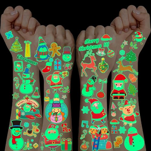 160+ Stück Weihnachtstattoos Kinder,Adventskalender Füllung Kinder Tattoo Leuchttattoos Kindertattoos Geschenk Junge Mädchen 3 4 5 6 7 8 9 10 11 12 Jahre Weihnachtsdeko Temporäre Tattoos 160+ Stück Weihnachtstattoos Kinder,Adventskalender Füllung Kinder Tattoo Leuchttattoos Kindertattoos Geschenk Junge Mädchen 3 4 5 6 7 8 9 10 11 12 Jahre Weihnachtsdeko Temporäre Tattoos von RIZTGAE