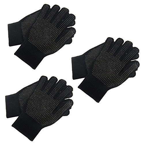 3 Pairs Erwachsene Magic Stretch Driving Handschuhe mit Grip Winter Warmer Accessory von Rjm