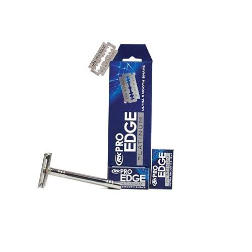 RK ProEdge Platinum Double Edge Professionelle Friseurblätter 100 Stk von RK PRO EDGE