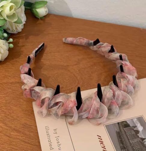 Frauenhaarband, High Cranium Headband, Headbands For Women, Mode Brauthaar Reif Perfekt Für Hochzeiten Und Partys, Die Elegant Zu Ihrem Look Elegant Schwarzer Netzblasenhaarband von RKJRTK