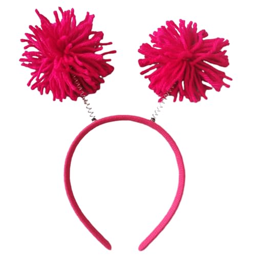 RKJRTK Haarreif mit weihnachtlichen Regenbogen-Pompons, für Damen, Make-up, Stirnband für Ostern, Karneval, Cosplay, Haarschmuck RKJRTK Haarreif mit weihnachtlichen Regenbogen-Pompons, für Damen, Make-up, Stirnband für Ostern, Karneval, Cosplay, Haarschmuck von RKJRTK
