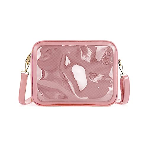 RKJRTK Mädchen Japanische Stile Messengerbeutel Frauen Transparent Crossbody Tasche Teenage Schulter Damen Geldbeutel Satchels Frauen Schulter Japanischer Stil Ita Messenger Girl Uniform von RKJRTK