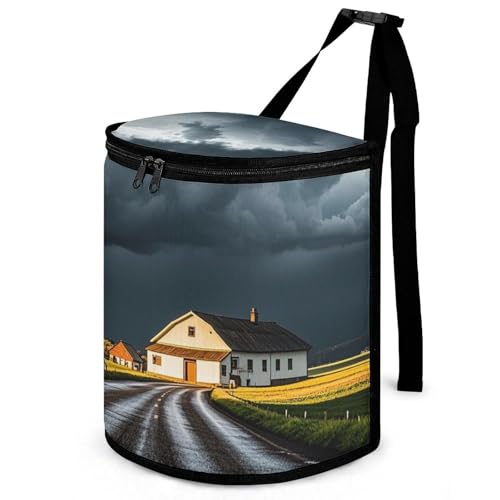 Auto-Mülleimer für Herren, auslaufsicher, Auto-Müllsack, ländliche Straßen, Auto-Hängemülleimer für Damen, Aufbewahrungstaschen für Auto, LKW, Minivan, SUV, Stil:, Einheitsgröße von RKJVB