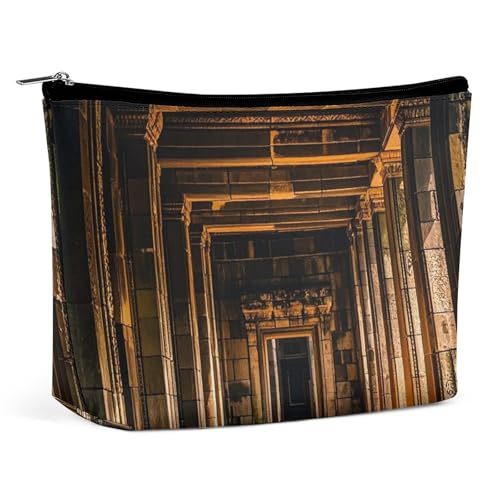 RKJVB Angkor Thom Make-up-Tasche für Damen, tragbare Kosmetiktasche, wasserdicht, Kulturbeutel, Aufbewahrungstasche, große Make-up-Tasche, ästhetische Hand-Make-up-Tasche für Reisen, Arbeit, Stil, RKJVB Angkor Thom Make-up-Tasche für Damen, tragbare Kosmetiktasche, wasserdicht, Kulturbeutel, Aufbewahrungstasche, große Make-up-Tasche, ästhetische Hand-Make-up-Tasche für Reisen, Arbeit, Stil, von RKJVB