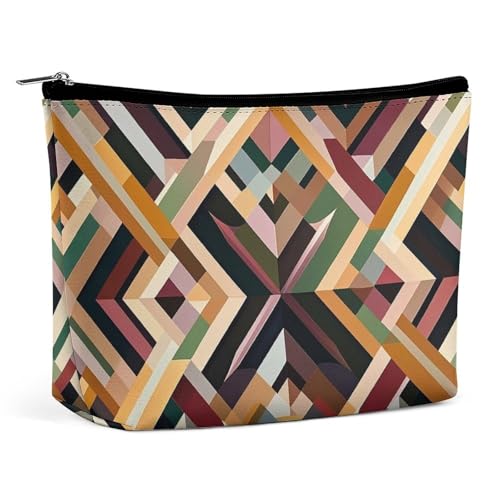 RKJVB Diamantförmige geometrische Make-up-Tasche für Damen, tragbare Kosmetiktasche, wasserdicht, Kulturbeutel, Aufbewahrungstasche, große Make-up-Tasche, ästhetische Hand-Make-up-Tasche für Reisen, RKJVB Diamantförmige geometrische Make-up-Tasche für Damen, tragbare Kosmetiktasche, wasserdicht, Kulturbeutel, Aufbewahrungstasche, große Make-up-Tasche, ästhetische Hand-Make-up-Tasche für Reisen, von RKJVB