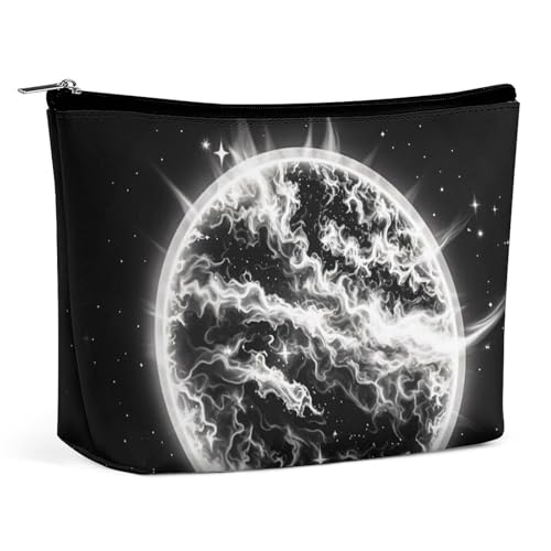 RKJVB The Mysterious Burning of The Sun Make-up-Tasche für Damen, tragbare Kosmetiktasche, wasserdicht, Kulturbeutel, Aufbewahrungstasche, große Make-up-Tasche, ästhetische Hand-Make-up-Tasche für von RKJVB