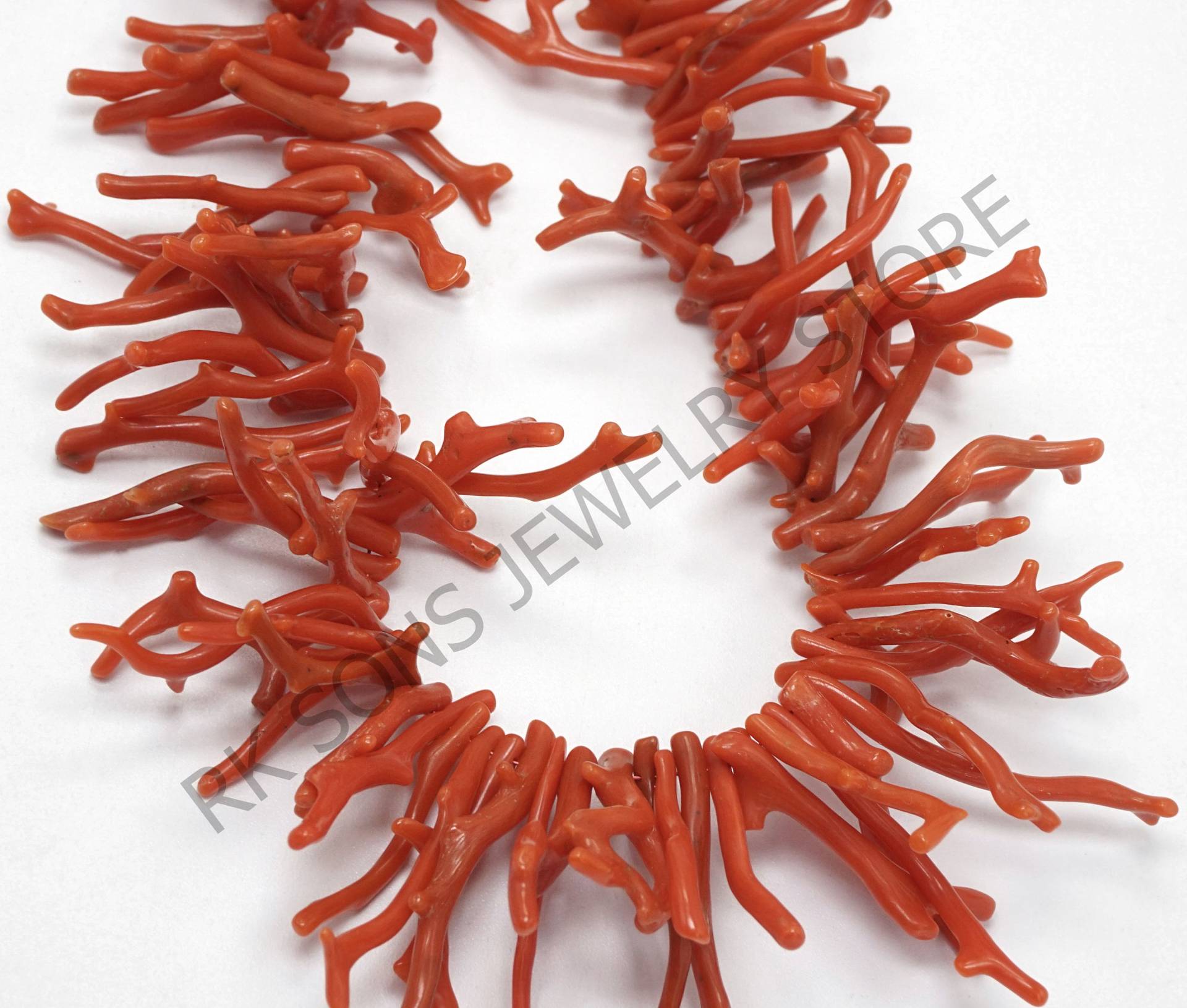 Natürliche Rote Koralle Halskette, Extrem Seltene Aaa ++ Baum Edelstein Geburtstagsgeschenk, Jubiläumsgeschenk, Party Tragen von RKSONSJEWELRYSTORE