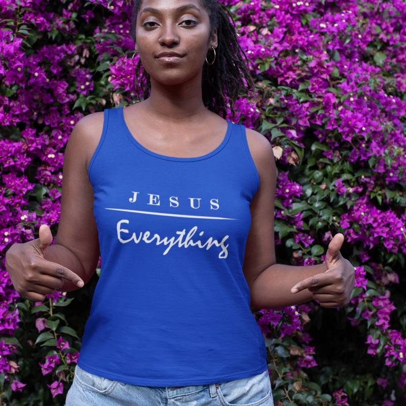 Jesus Über Alles Racerback Tank Top - Christliches Geschenk Jesus Über Alles Racerback Tank Top - Christliches Geschenk von RKTopic