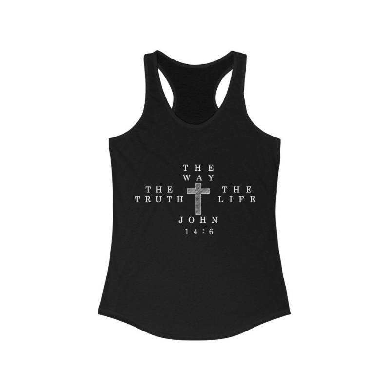 The Way, Truth, Life Christian Tank Top Mit Spruch John 146 Und Einem Kreuz The Way, Truth, Life Christian Tank Top Mit Spruch John 146 Und Einem Kreuz von RKTopic