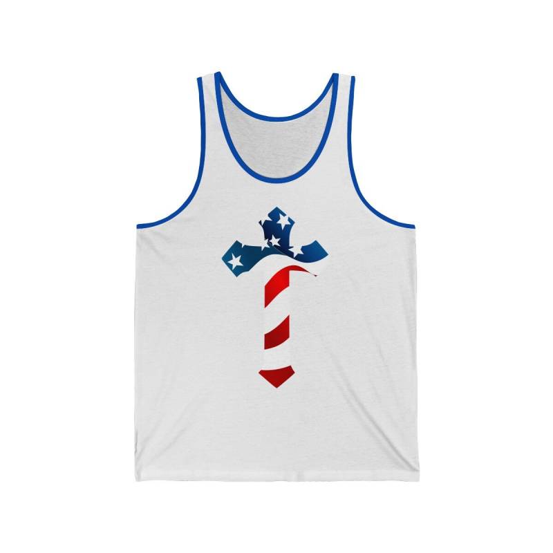 Usa Flagge Kreuz Christian Tank Top - Geschenke Usa Flagge Kreuz Christian Tank Top - Geschenke von RKTopic
