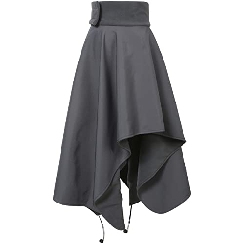 RL24 - Reitrock | atmungsaktiver Thermorock | wasserabweisend & Winddicht | Outdoor Rock für Damen | Warmer Winter Rock aus Fleece | Reitbekleidung Damen | Farbe Graphite | Größe 40-46 von RL24