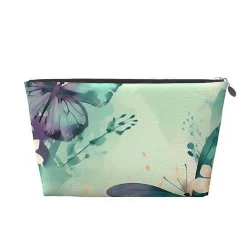 RLDOBOFE Kulturbeutel für Damen und Herren, Reise-Make-up-Tasche, Blau und Violett, silber, Einheitsgröße RLDOBOFE Kulturbeutel für Damen und Herren, Reise-Make-up-Tasche, Blau und Violett, silber, Einheitsgröße von RLDOBOFE