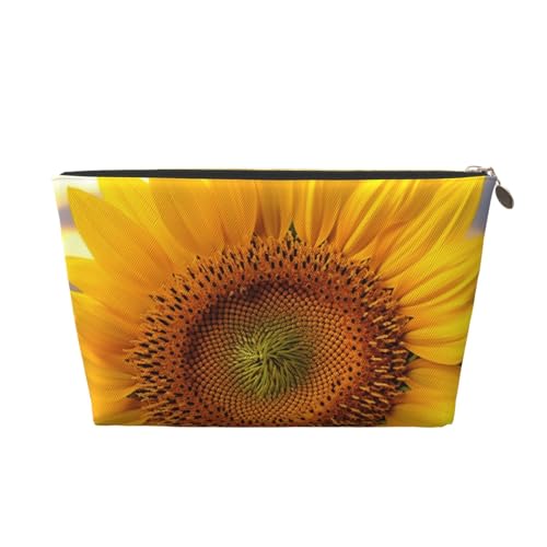 RLDOBOFE Kulturbeutel für Damen und Herren, Reise-Make-up-Tasche, goldgelbe Sonnenblume, Make-up-Organizer, Kosmetiktasche, gold, Einheitsgröße RLDOBOFE Kulturbeutel für Damen und Herren, Reise-Make-up-Tasche, goldgelbe Sonnenblume, Make-up-Organizer, Kosmetiktasche, gold, Einheitsgröße von RLDOBOFE