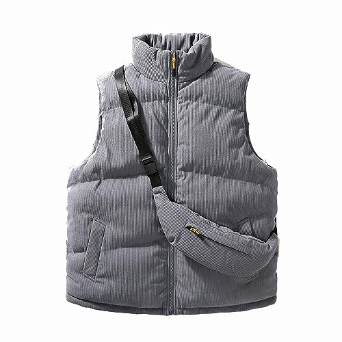 Cordweste Damen Baumwolle ärmellose Daunenjacke Stehkragen Daunenweste Reißverschluss Oversize Steppweste Einfarbige übergangsjacke Wintermantel Gefütterte Winterjacke Softshelljacke Bomberjacke Cordweste Damen Baumwolle ärmellose Daunenjacke Stehkragen Daunenweste Reißverschluss Oversize Steppweste Einfarbige übergangsjacke Wintermantel Gefütterte Winterjacke Softshelljacke Bomberjacke von RLEHJN