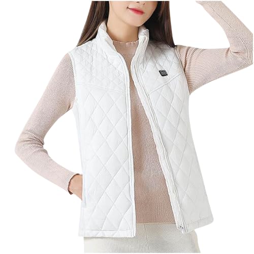 RLEHJN Black Friday Beheizbare Weste Damen Heizweste Herren Beheizte Jacke Winter Heizjacke Wärmeweste mit 8/9/11/13/15/17 Heizzone, Beheizte Weste Casual Beheizbare Jacke Leicht Heated Vest von RLEHJN