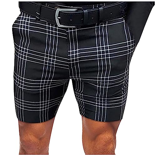 RLEHJN Herrenshorts Stretch Trendy Leichte Kurze Hose Karierter Druck Freizeitshorts Männer Schnelltrocknend Outdoor Taktische Shorts Atmungsaktiv Sommer Fitness Shorts 2023 Neue Shorts von RLEHJN