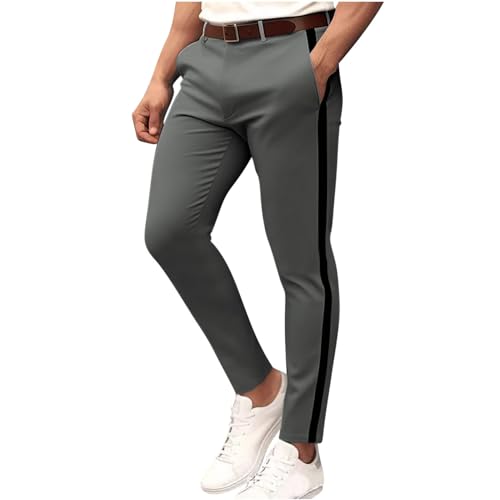 RLEHJN Outdoor Hosen Für Herren Wasserdicht Herren Hosen Hose Sporthose Trainingshose Cargo Pants Jogginghose Sweatpants Jogger Mode Freizeit Laufen Streifen von RLEHJN