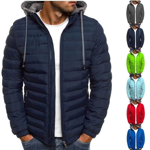 RLEHJN Übergangsjacke Herren - Leichte Steppjacke für Winter - Herrenjacke Sale von RLEHJN