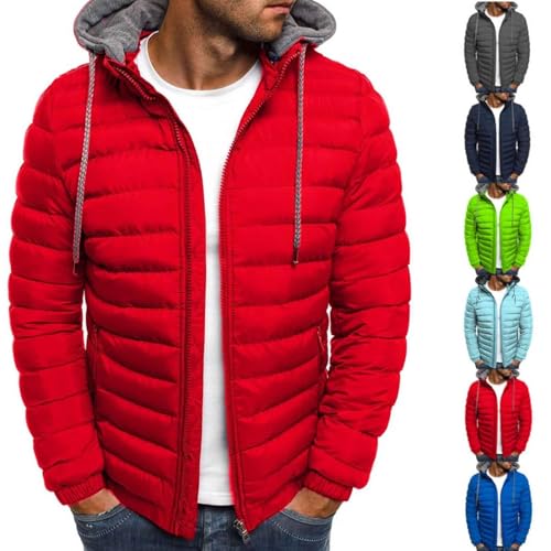 Sale Herren Daunenjacke Herren Winter, Steppjacke Herren Leichte Einfarbig Wattierte Winterjacke mit Kordelzug Outdoor, Softshelljacke Baumwolle Kleidung, Übergangsjacke für Wandern Reisen Treking Sale Herren Daunenjacke Herren Winter, Steppjacke Herren Leichte Einfarbig Wattierte Winterjacke mit Kordelzug Outdoor, Softshelljacke Baumwolle Kleidung, Übergangsjacke für Wandern Reisen Treking von RLEHJN