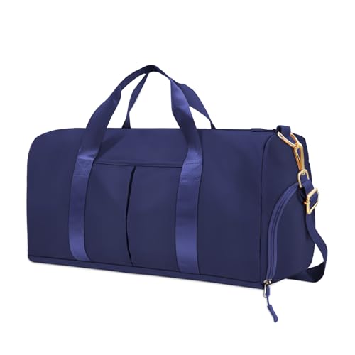 Sport Duffel Bag Damen, Sporttasche Handgepäcktasche für Herren Sporttasche mit Nassfach&Schuhfach Reise Übernachtungstasche Leichte wasserdichte von RLGPBON