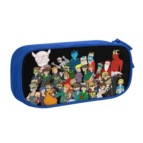 RLHRJEFZ Edds-World Federmäppchen mit Reißverschluss, Stifttasche, großes Fassungsvermögen, Stiftebox, Aufbewahrungstasche, Make-up-Tasche, Bürotasche, Schulschreibwaren für Jungen und Mädchen von RLHRJEFZ