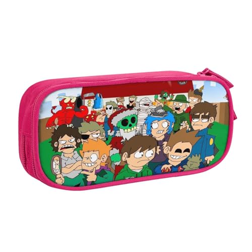 RLHRJEFZ Edds-World Federmäppchen mit Reißverschluss, Stifttasche, großes Fassungsvermögen, Stiftebox, Aufbewahrungstasche, Make-up-Tasche, Bürotasche, Schulschreibwaren für Jungen und Mädchen von RLHRJEFZ