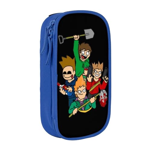 RLHRJEFZ Edds-World Federmäppchen mit Reißverschluss, Stifttasche, großes Fassungsvermögen, Stiftebox, Aufbewahrungstasche, Make-up-Tasche, Bürotasche, Schulschreibwaren für Jungen und Mädchen von RLHRJEFZ