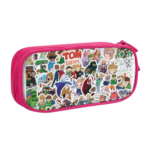 RLHRJEFZ Edds-World Federmäppchen mit Reißverschluss, Stifttasche, großes Fassungsvermögen, Stiftebox, Aufbewahrungstasche, Make-up-Tasche, Bürotasche, Schulschreibwaren für Jungen und Mädchen von RLHRJEFZ