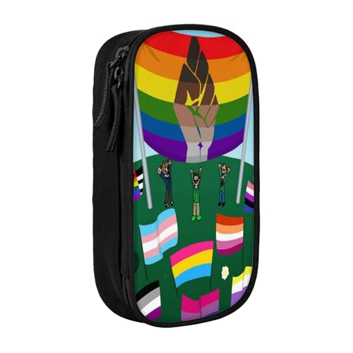 RLHRJEFZ Edds-World Federmäppchen mit Reißverschluss, Stifttasche, großes Fassungsvermögen, Stiftebox, Aufbewahrungstasche, Make-up-Tasche, Bürotasche, Schulschreibwaren für Jungen und Mädchen von RLHRJEFZ