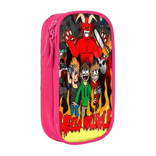 RLHRJEFZ Edds-World Federmäppchen mit Reißverschluss, Stifttasche, großes Fassungsvermögen, Stiftebox, Aufbewahrungstasche, Make-up-Tasche, Bürotasche, Schulschreibwaren für Jungen und Mädchen von RLHRJEFZ