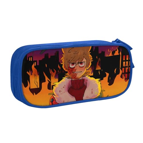 RLHRJEFZ Edds-World Federmäppchen mit Reißverschluss, Stifttasche, großes Fassungsvermögen, Stiftebox, Aufbewahrungstasche, Make-up-Tasche, Bürotasche, Schulschreibwaren für Jungen und Mädchen von RLHRJEFZ