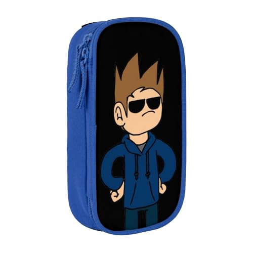 RLHRJEFZ Edds-World Federmäppchen mit Reißverschluss, Stifttasche, großes Fassungsvermögen, Stiftebox, Aufbewahrungstasche, Make-up-Tasche, Bürotasche, Schulschreibwaren für Jungen und Mädchen von RLHRJEFZ