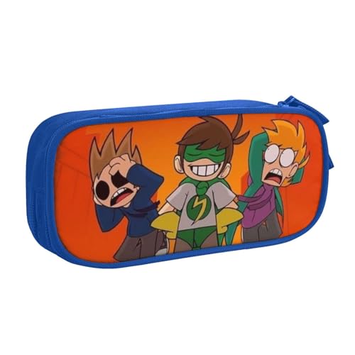 RLHRJEFZ Edds-World Federmäppchen mit Reißverschluss, Stifttasche, großes Fassungsvermögen, Stiftebox, Aufbewahrungstasche, Make-up-Tasche, Bürotasche, Schulschreibwaren für Jungen und Mädchen von RLHRJEFZ