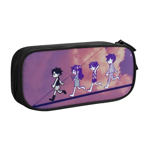 RLHRJEFZ Om-Ori Federmäppchen mit Reißverschluss, Stifttasche, große Kapazität, Stiftebox, Aufbewahrungstasche, Make-up-Bürotasche, Schulschreibwaren für Jungen und Mädchen von RLHRJEFZ