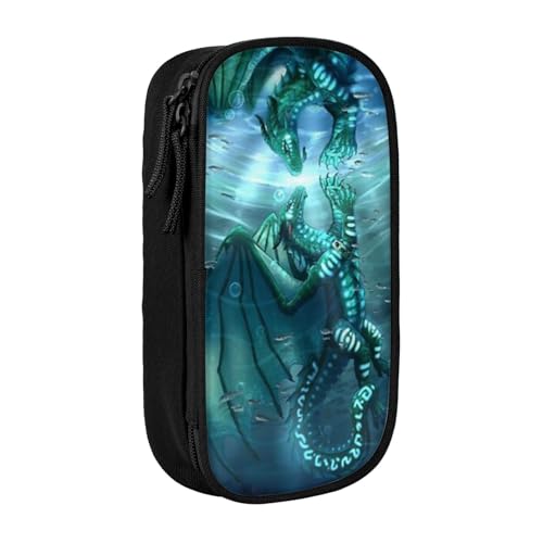 RLHRJEFZ Wi-NGS of Fire Federmäppchen mit Reißverschluss, Stifttasche, große Kapazität, Stiftebox, Aufbewahrungstasche, Make-up-Bürotasche, Schulschreibwaren für Jungen und Mädchen von RLHRJEFZ