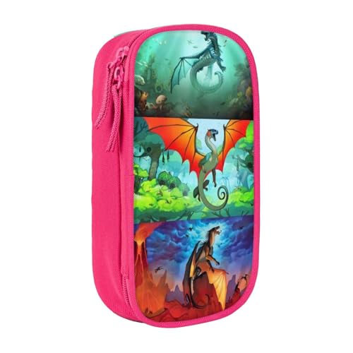 RLHRJEFZ Wi-NGS of Fire Federmäppchen mit Reißverschluss, Stifttasche, große Kapazität, Stiftebox, Aufbewahrungstasche, Make-up-Bürotasche, Schulschreibwaren für Jungen und Mädchen RLHRJEFZ Wi-NGS of Fire Federmäppchen mit Reißverschluss, Stifttasche, große Kapazität, Stiftebox, Aufbewahrungstasche, Make-up-Bürotasche, Schulschreibwaren für Jungen und Mädchen von RLHRJEFZ