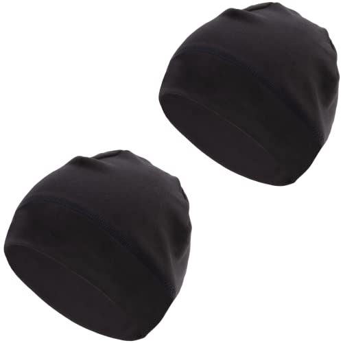 RLSFV Laufmütze Herren Damen Sportmütze Mütze Thermo Komfortabel Übergangs Mütze Hohe Elastizität Winddicht Funktionale Mütze Unisex für Joggen Skifahren Radfahren Outdoor 2er Pack von RLSFV