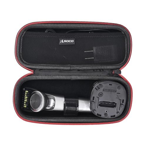 RLSOCO Hard Case for Hatteker Mens Beard Trimmer Cordless Hair Trimmer Hair Clipper Detail Trimmer 3 In 1for Men von RLSOCO