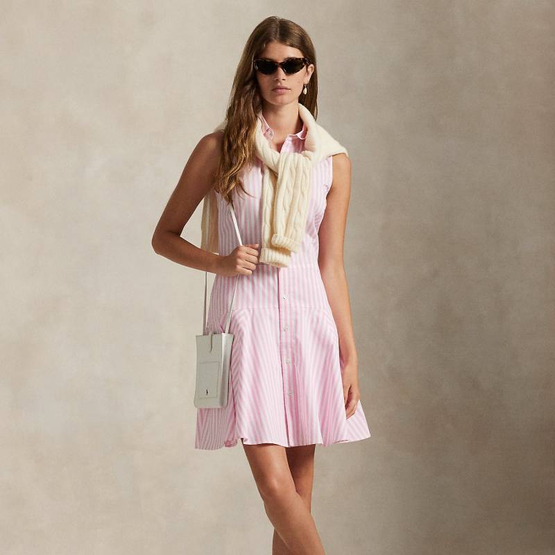 Ärmelloses Hemdkleid mit Streifen von RLX