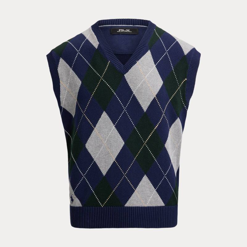 Big-Fit Performance-Argyle-Pullunder von RLX