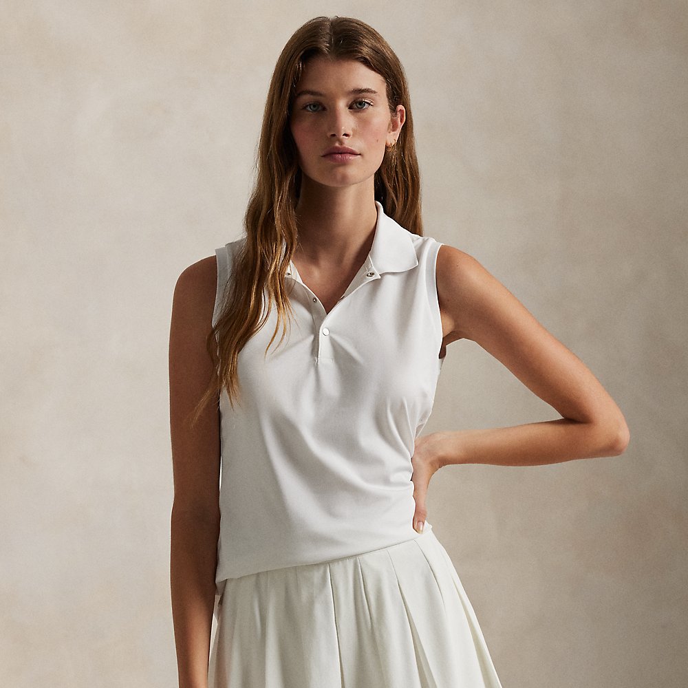 Classic-Fit ärmelloses Poloshirt Classic-Fit ärmelloses Poloshirt von RLX