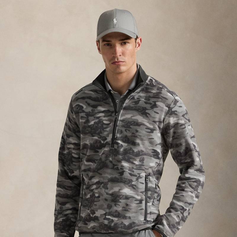 Flauschiger Camouflage-Fleecepullover von RLX