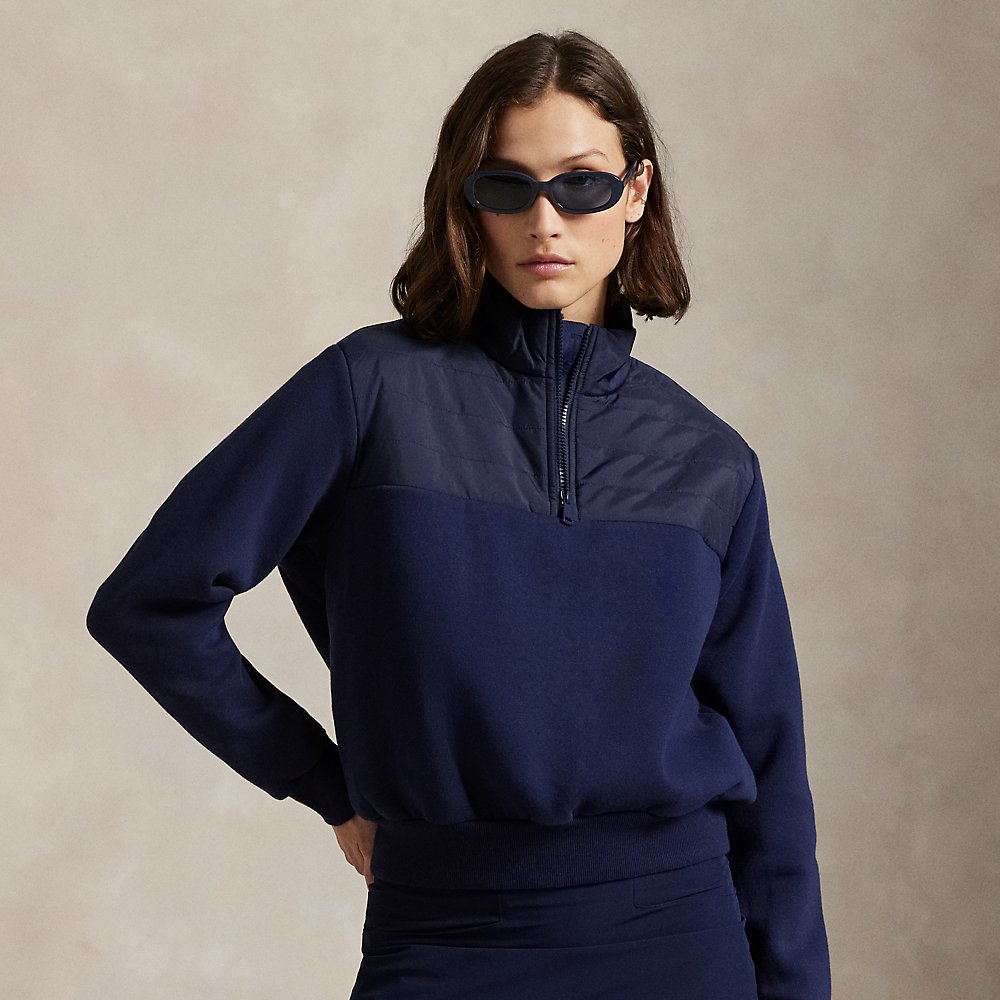 Fleece-Pullover mit Halbrollkragen Fleece-Pullover mit Halbrollkragen von RLX
