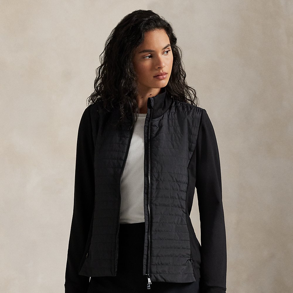 Hybrid-Jacke aus French-Terry Hybrid-Jacke aus French-Terry von RLX