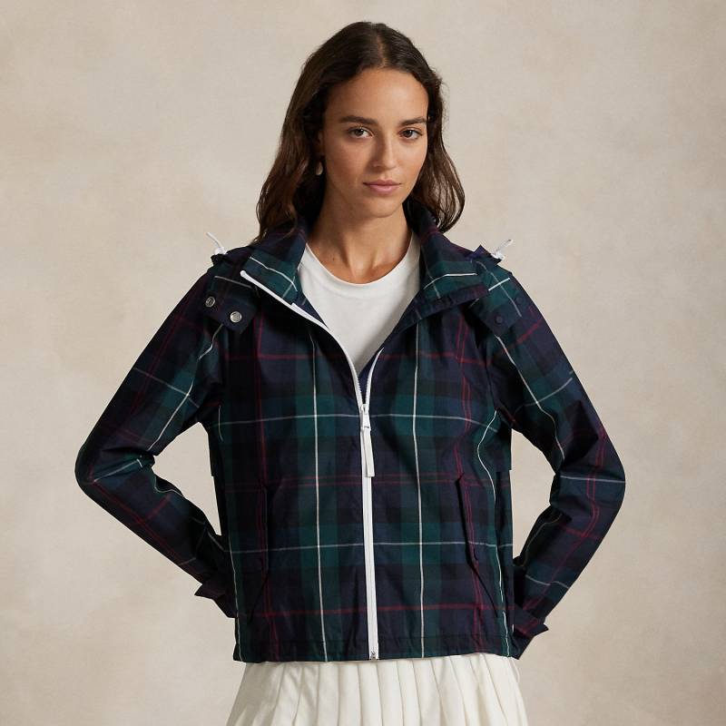 Karierte Regenjacke mit Kapuze von RLX
