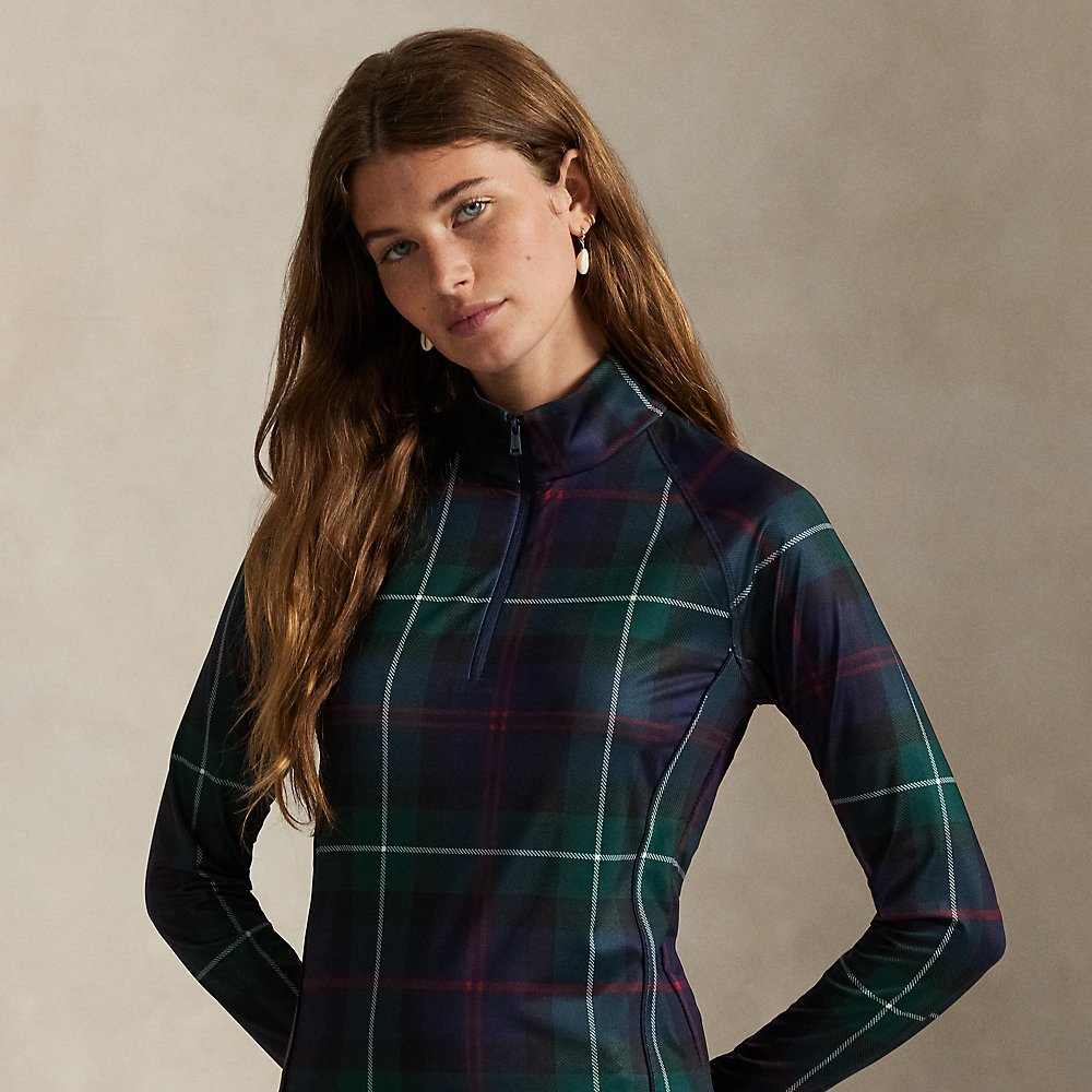 Karierter Pullover aus Stretchjersey Karierter Pullover aus Stretchjersey von RLX