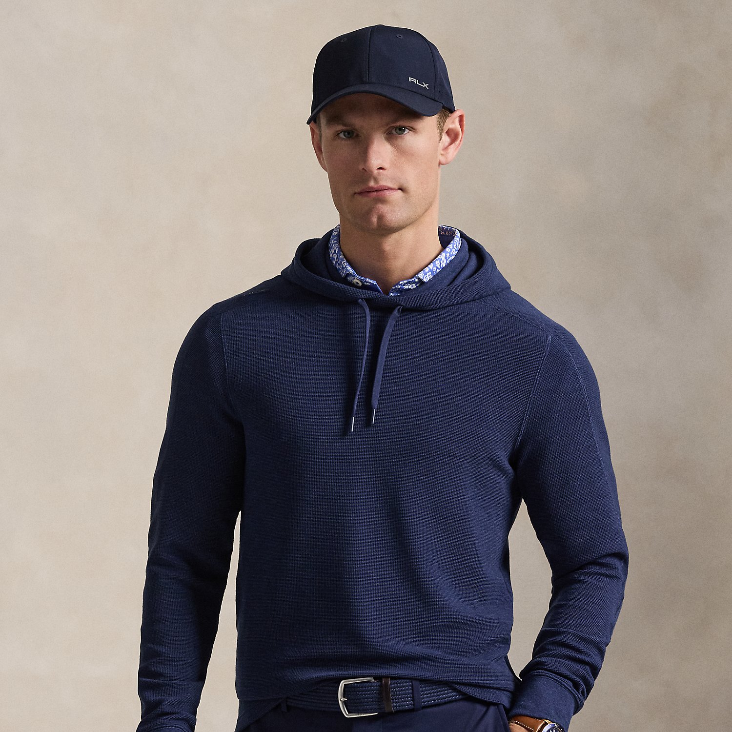 Performance-Kapuzenshirt aus Waffelpiqué von RLX