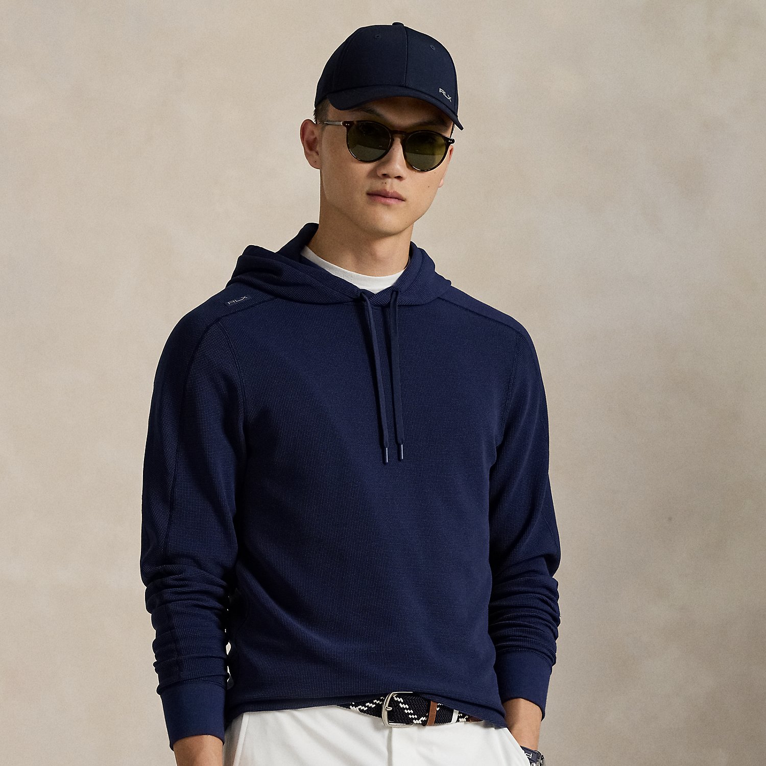 Performance-Kapuzenshirt aus Waffelpiqué von RLX