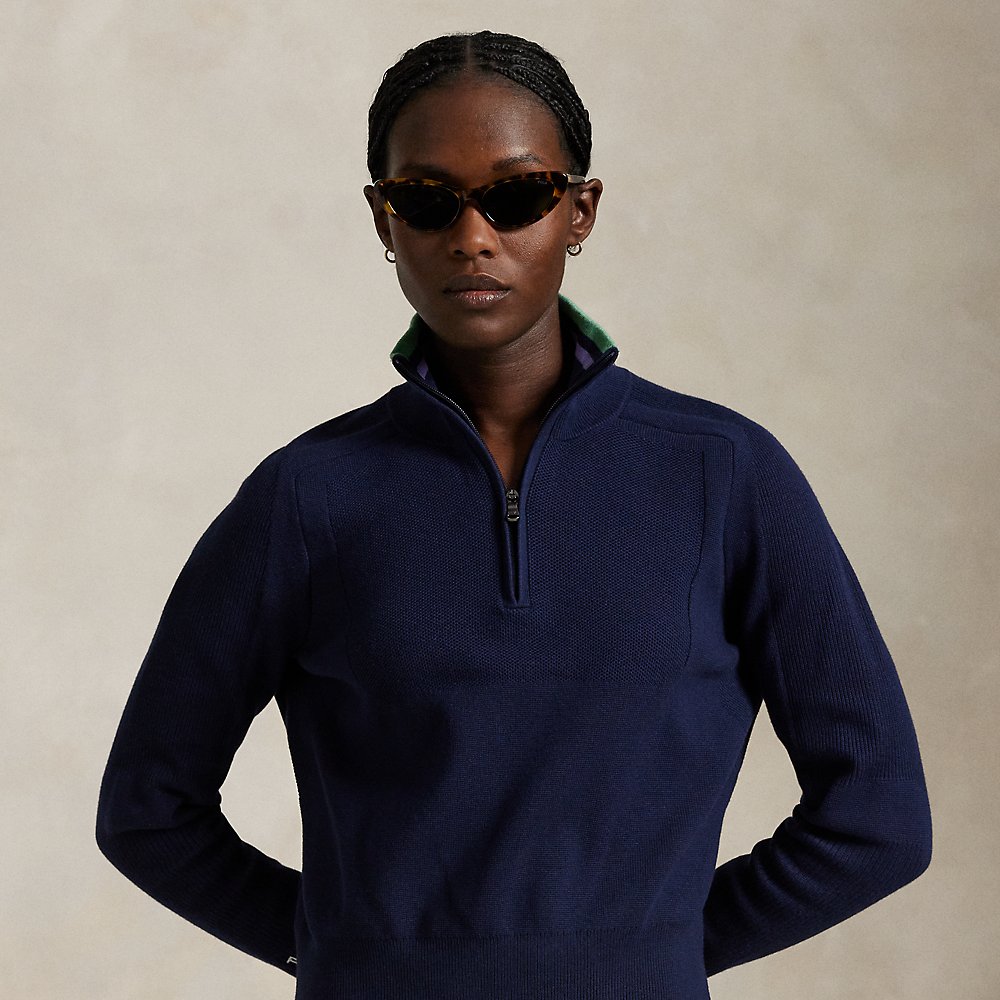 Pullover mit Kontraststreifen Pullover mit Kontraststreifen von RLX